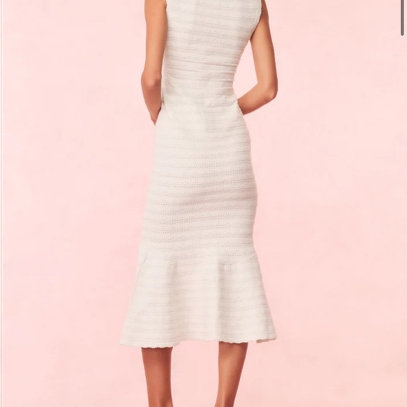 Leigh Pointelle Knit Midi Dress love shack fancy xs - Picture 3 of 6